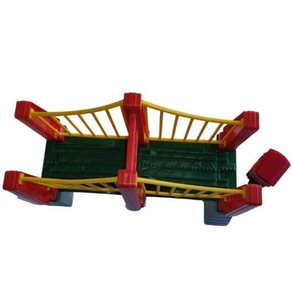 Fisher Price GeoTRAX C5216 Red & Yellow Sky High Suspension Bridge + Manual - Picture 4 of 9